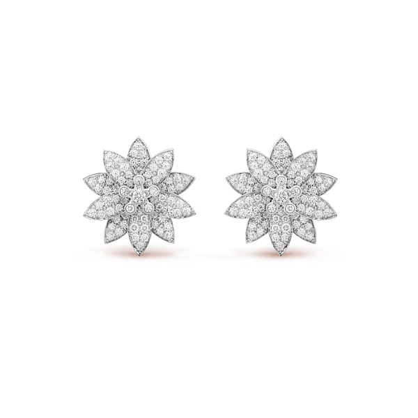 Украшение Van Cleef & Arpels  Lotus Earrings, Medium Model  VCARO96C00 