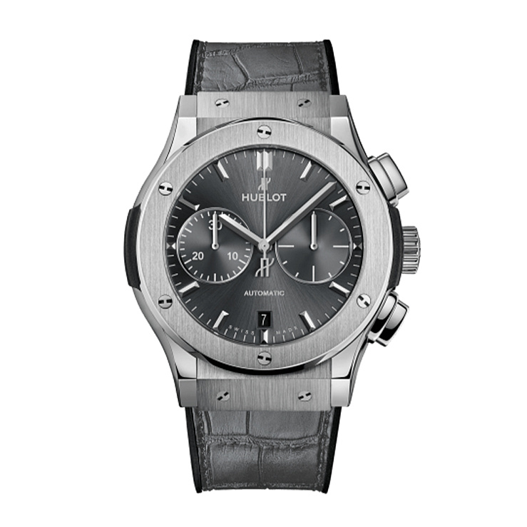 Часы Hublot  Classic Fusion Chronograph Titanium Racing Grey 45 Mm  521.NX.7071.LR