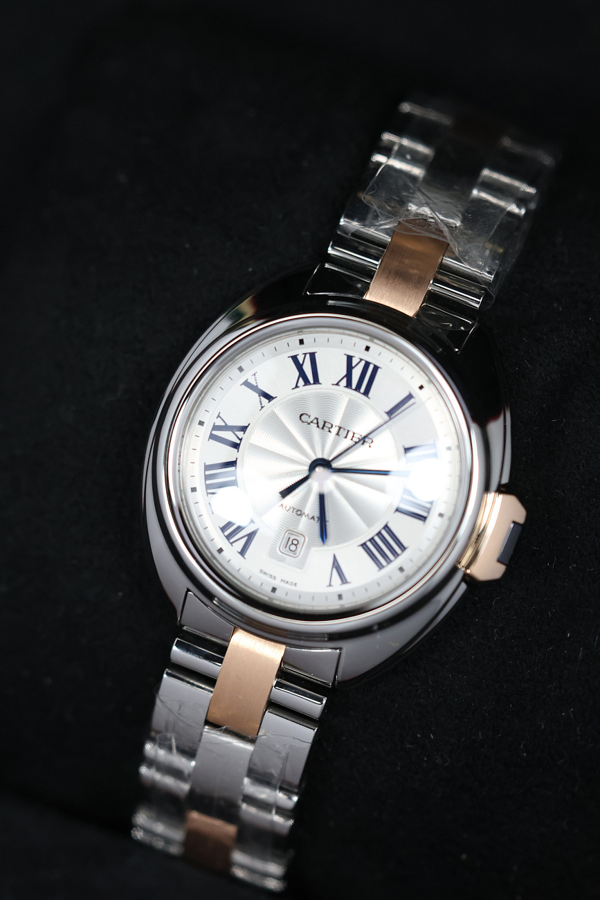 Часы Cartier  Cle De Cartier 31 Mm Steel And Rose Gold  W2CL0004