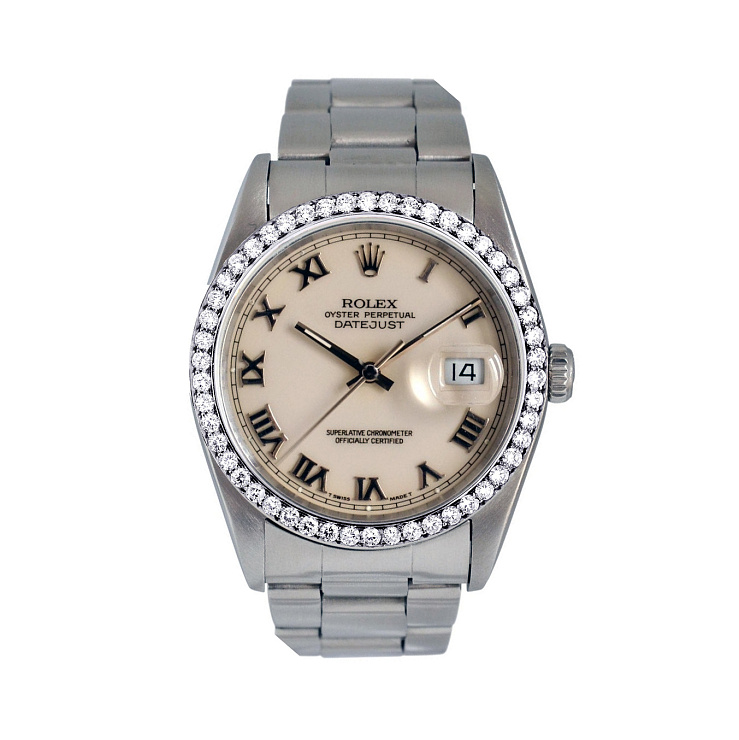 Часы Rolex  Rolex Datejust Aftermarket Bezel 16200Fix  16200FIX