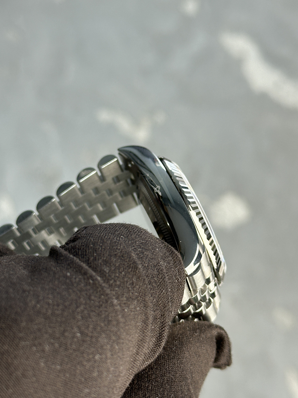 Часы Rolex  Datejust 36Mm Steel & White Gold Black Dial Diamonds  126234G