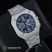 Часы Bell &amp; Ross  Br 05 Chrono Blue Steel  BR05C-BU-ST/SST