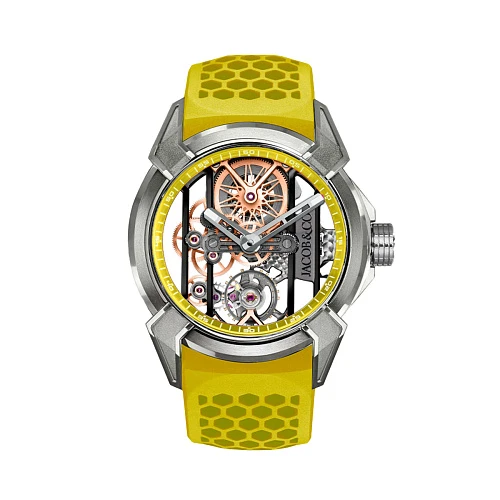 Часы Jacob & Co  Epic X Skeleton Titanium Yellow  EX110.20.AA.AQ.A