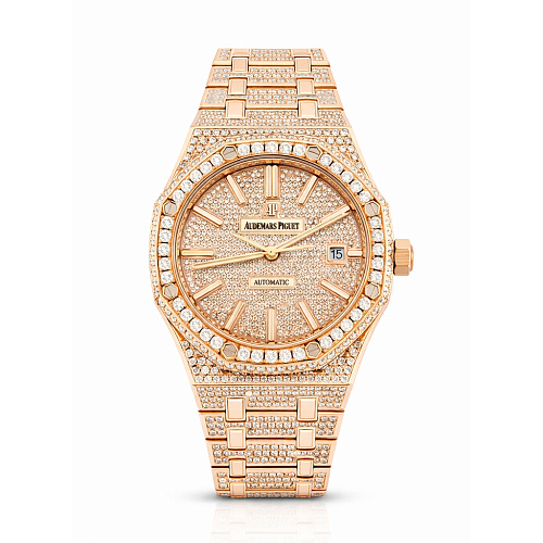 Часы Audemars Piguet  Royal Oak Custom Diamonds 41mm  15400OR