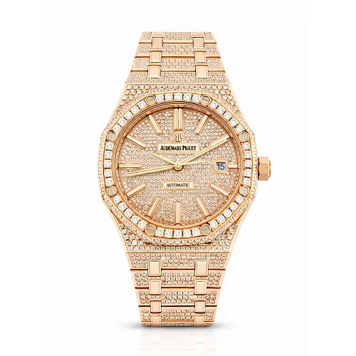 Часы Audemars Piguet  Royal Oak Custom Diamonds 41mm  15400OR