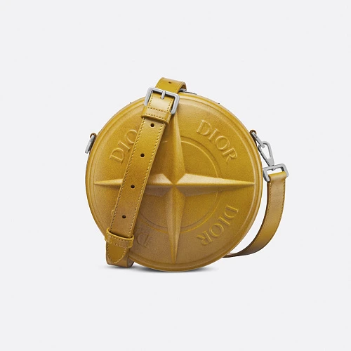 Сумки и аксессуары Dior  Dior Stone Island Round Bag Yellow  