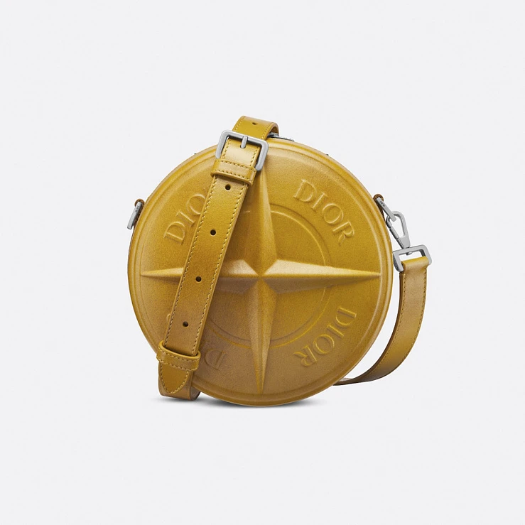Сумки и аксессуары Dior  Dior Stone Island Round Bag Yellow  