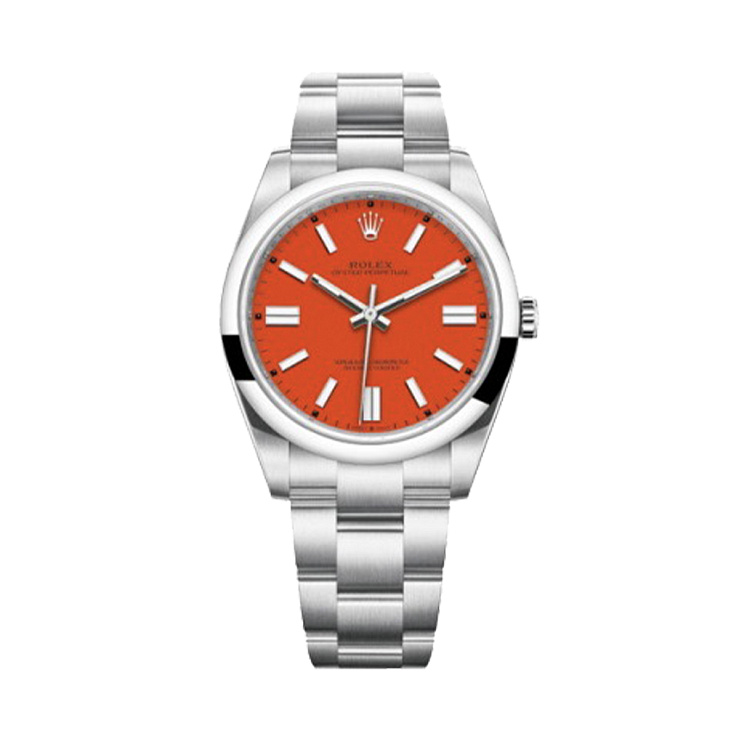 Часы Rolex  Oyster Perpetual 41 Mm Coral Red Dial  124300