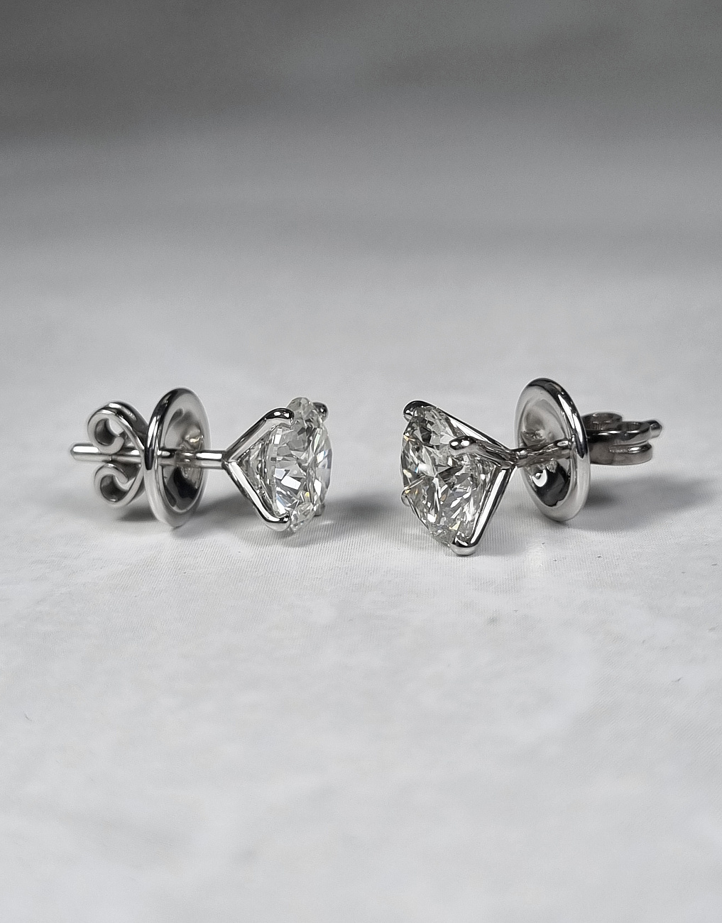 Украшение NO NAME  Серьги 2,00/2,01 Ct. K/Si1   