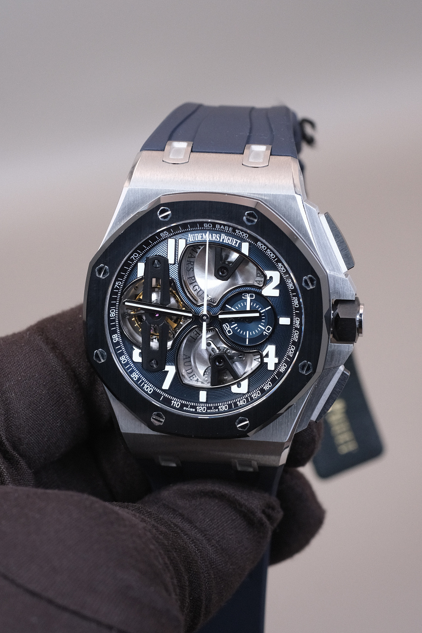 Часы Audemars Piguet  Royal Oak Offshore 10 Days Tourbillon Chronograph Platinum  26388PO.OO.D027CA.01