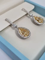 Украшение GIA  Серьги С Бриллиантами 5,16/5,03 Ct.   