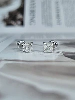Украшение GIA  Серьги 1,00/1,01 ct. H/VS1 (Asscher cut)   