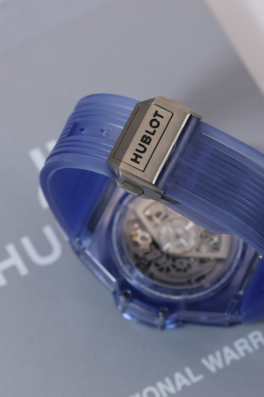 Часы Hublot  Big Bang Unico Blue Sapphire 45 mm  411.JL.4809.RT