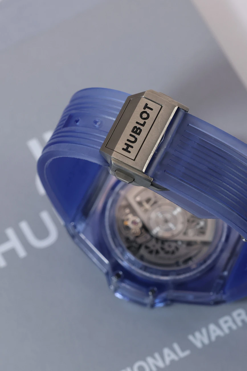 Часы Hublot  Big Bang Unico Blue Sapphire 45 mm  411.JL.4809.RT