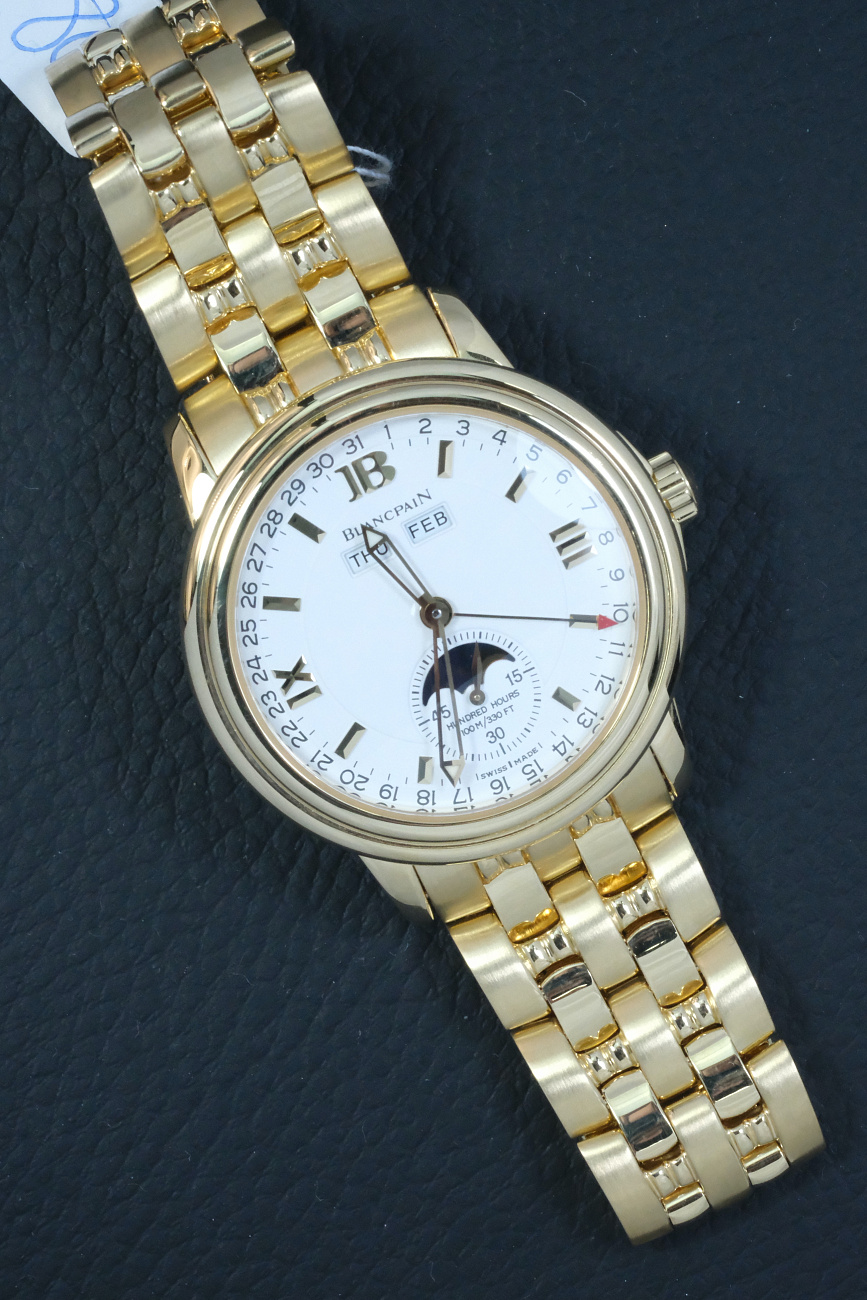 Часы Blancpain  Blancpain Leman Moonphase & Complete Calendar Bracelet  2763-1418a-31