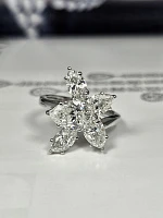 Украшение GIA  Кольцо Cluster Diamond Ring 3,75 ct. H/VS1   