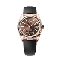 Часы Rolex  Sky-Dweller 42Mm Everose Gold Chocolate Dial  326235-0005