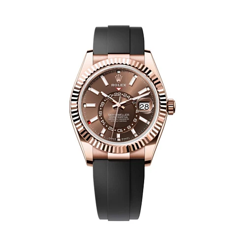 Часы Rolex  Sky-Dweller 42Mm Everose Gold Chocolate Dial  336235