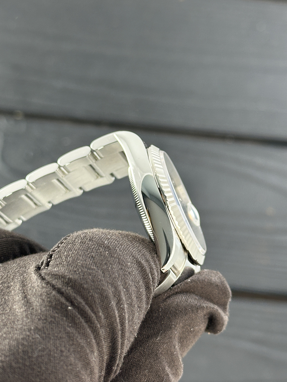 Часы Rolex  Datejust 36Mm Green Palm Motif Dial And Diamonds  126234