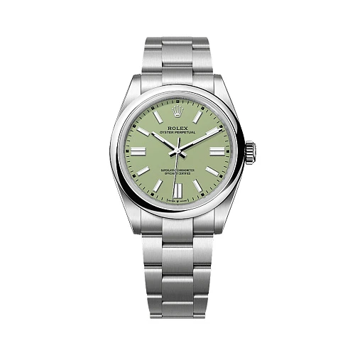 Часы Rolex  Oyster Perpetual 41 Mm Pistachio Dial New Model  134300-0006