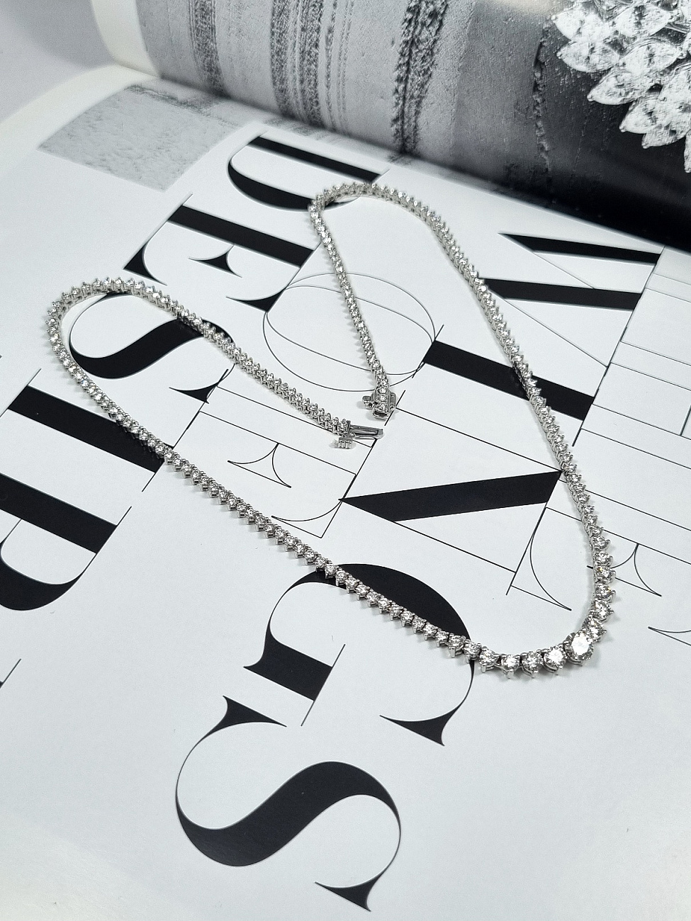 Украшение No Name  Колье с бриллиантами 7,02 ct.   