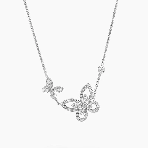 Украшение Graff  Double Butterfly Silhouette Diamond Pendant  RGP745 