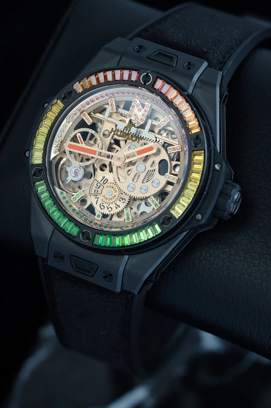 Часы Hublot  Big Bang Nicky Jam Ceramic X Setting  414.CI.4010.LR.4096.NJA19