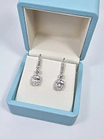 Украшение No Name  Серьги с бриллиантами 2,22/2,33 ct. D/VS   