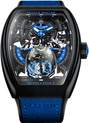 Franck Muller Mens Collection Vanguard Revolution 3 Skeleton