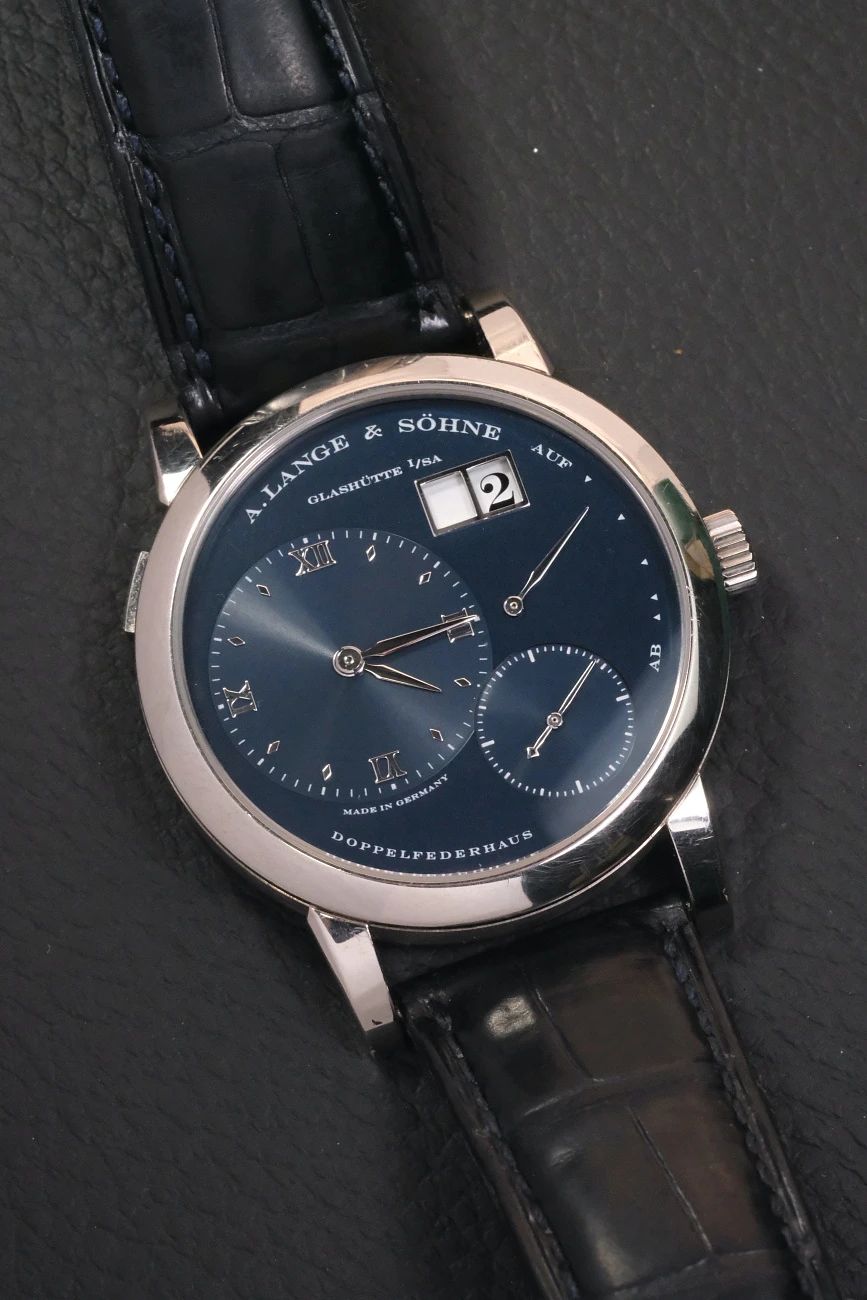 Часы A. Lange &amp; Sohne  Lange 1 Blue Dial  101.027