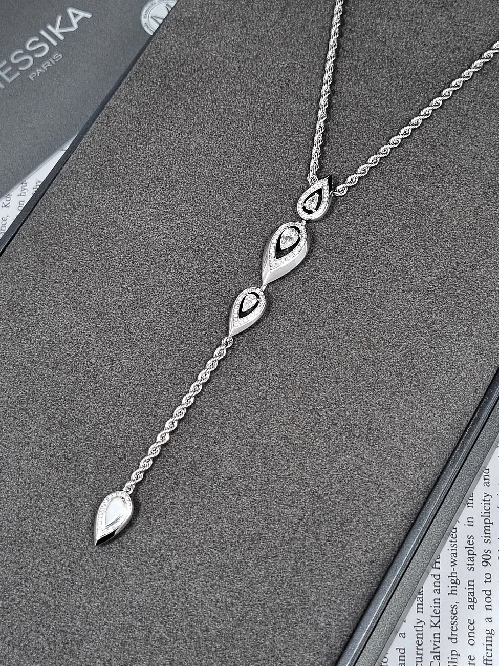 Украшение Messika  Fiery Tie Necklace  Fiery tie necklace 13793-WG 