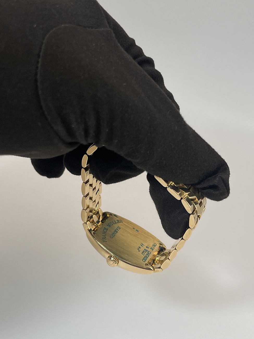 Часы Franck Muller  Cintree Curvex Yellow Gold Blue Dial  7502-S6