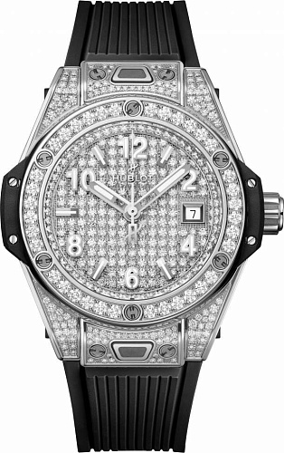 Заказать Hublot  Big Bang One Click Steel Full Pave  485.SX.9000.RX.1604