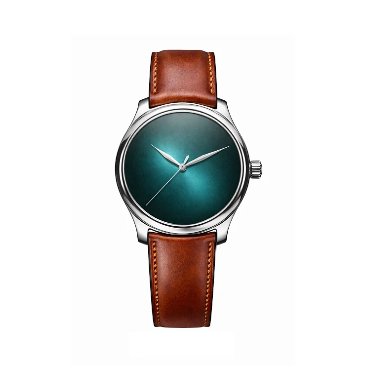 Часы H. Moser &amp; Cie  Endeavour Centre Seconds White Gold  Blue Lagoon 40mm  1200-0206