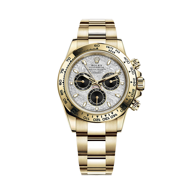Часы Rolex  Cosmograph Daytona 40Mm Yellow Gold Meteorite And Black Dial  116508