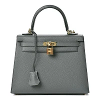 Сумки и аксессуары Hermes  Hermes Epsom Kelly Sellier 25 Vert Amande  K25