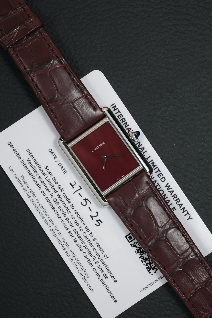 Часы Cartier  Tank Must De Cartier Red  WSTA0054