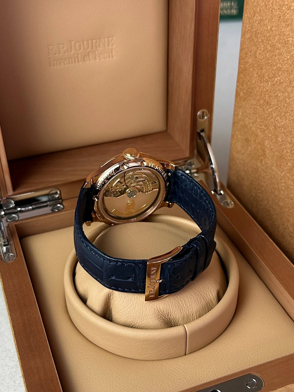 Часы F.P. Journe  Quantième Perpétuel Boutique Edition Blue Dial 40mm   