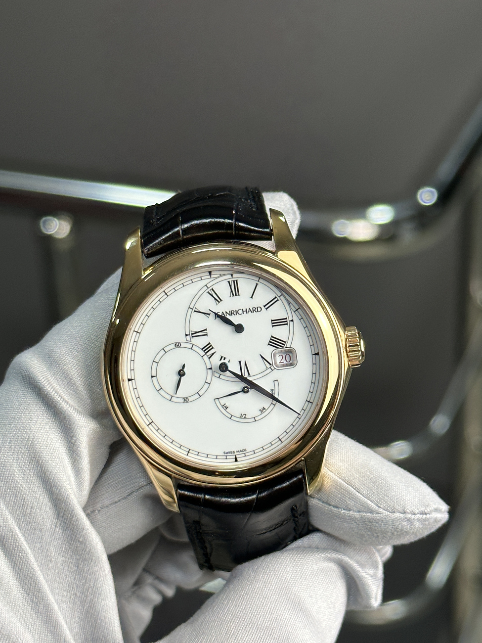 Часы Jean Richard  Bressel 1665 Regulator  63112-49-70E-AA6