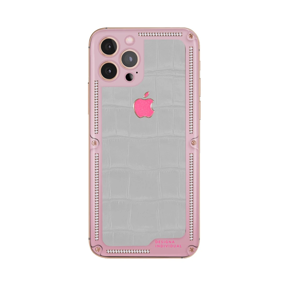 Кастомный Телефон Designa Individual  Leather White Diamond  