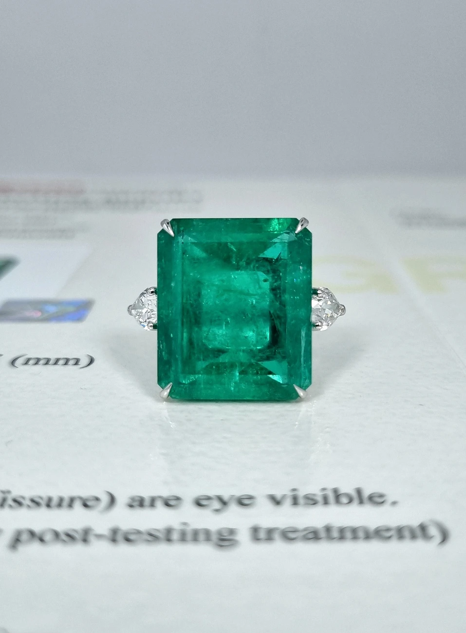 Украшение GRS GemResearch Swisslab  Кольцо с изумрудом 18,97 ct. (Colombia)   