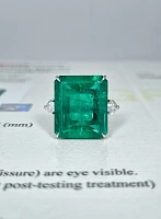 Украшение GRS GemResearch Swisslab  Кольцо с изумрудом 18,97 ct. (Colombia)   