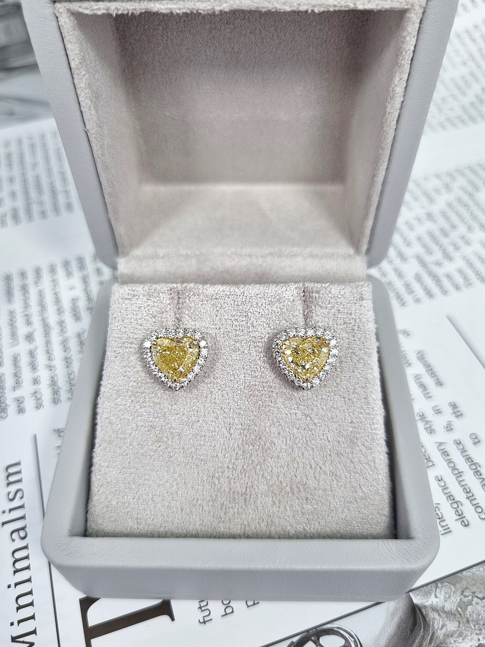 Украшение NO NAME  Серьги C Бриллиантами 2,00/2,02 Сt.   