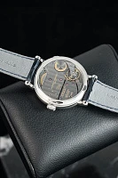 Часы Laurent Ferrier  Ecole Annual Calendar Steel Blue Piece Unique 40 Mm  LCF025
