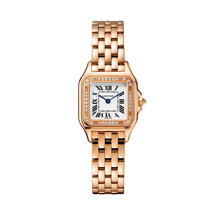 Часы Cartier  Panthere Small Rose Gold Diamonds  WJPN0049