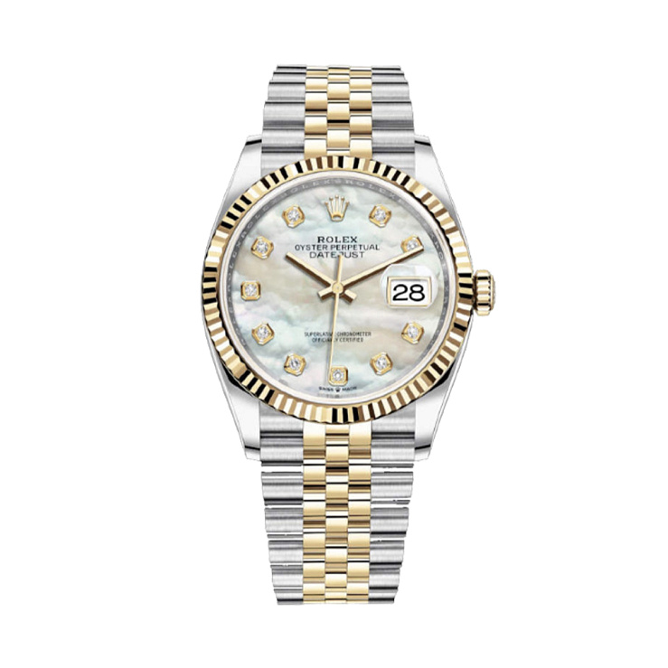 Часы Rolex  Datejust 36Mm Mop Dial Steel Yellow Gold  126233-0035