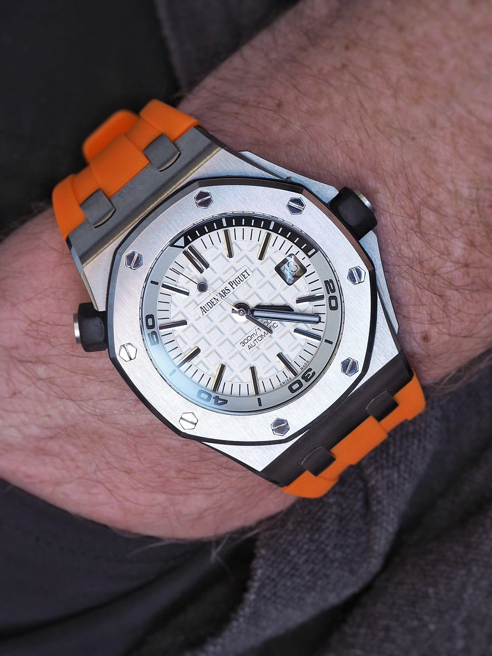 Часовой ремешок Audemars Piguet  Ремешок Для Часов Orange Ap Diver 42Mm Strap  