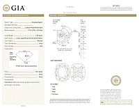 Украшение GIA  Серьги с бриллиантами 1,50/1,51 ct.   