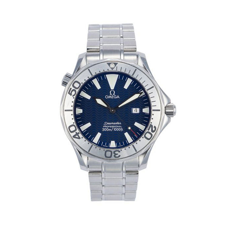 Часы Omega  Seamaster 41Mm Electric Blue Quartz  22658000
