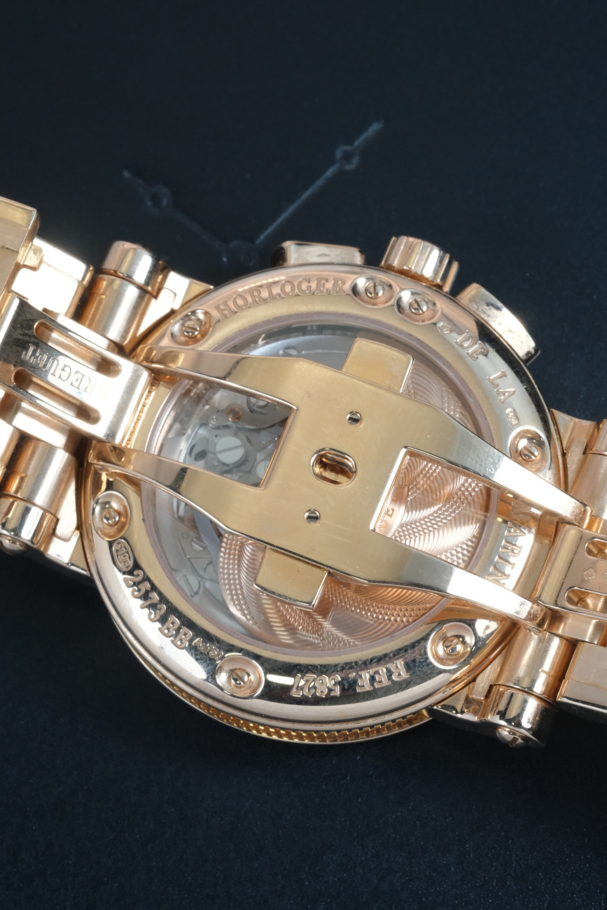 Часы Breguet  Marine Chronograph Rose Gold Full Gold  5827BR/Z2/RM0